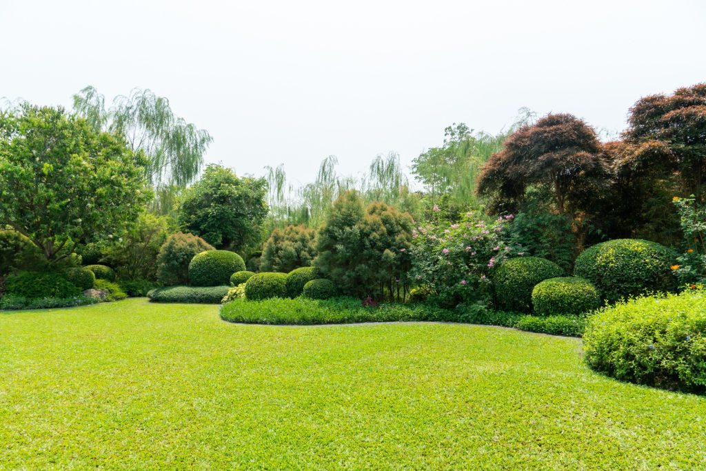 A freshly-mowed lawn is the perfect complement to a beautiful home.